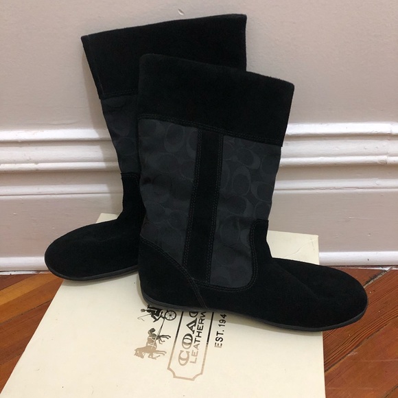 Coach Suede Meyer Boots - Picture 3 of 6